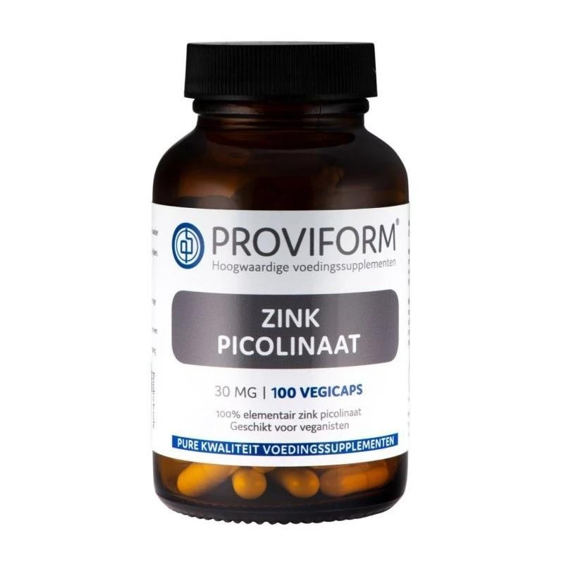 Zink picolinaat 30 mg 100vcaps