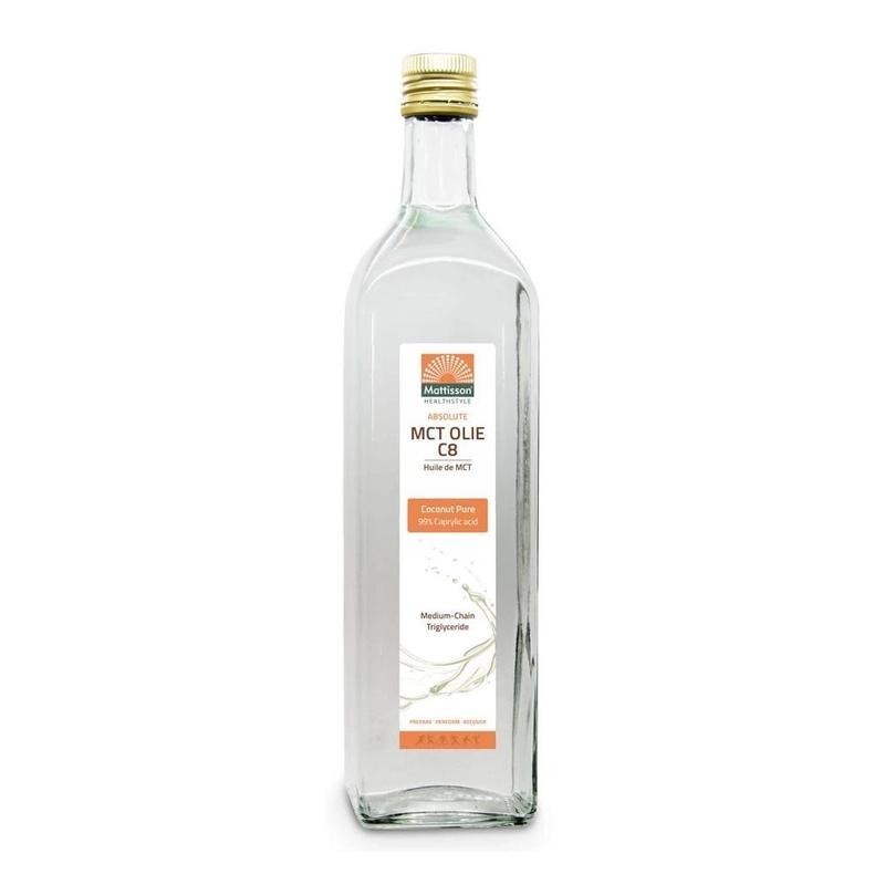 Mct olie coconut 99% caprylic acid 1l