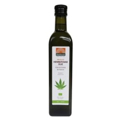 Bio hennepzaad olie raw 500ml