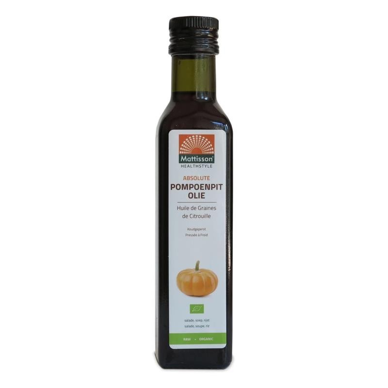Bio pompoenpit olie raw 250ml