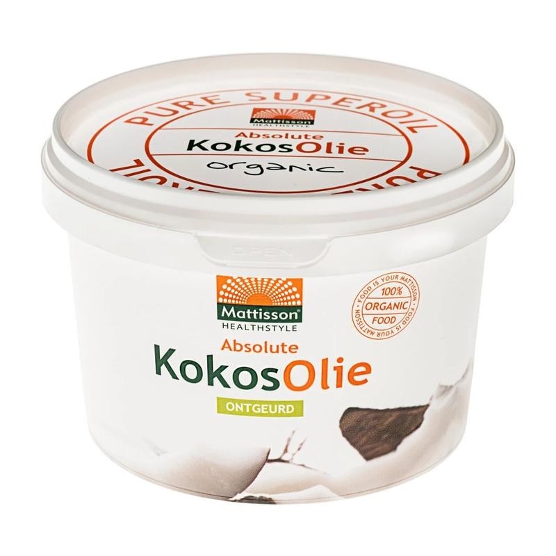 Bio kokos olie ontgeurd 500ml