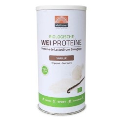 Bio wei proteïne poeder vanille 75% - 45