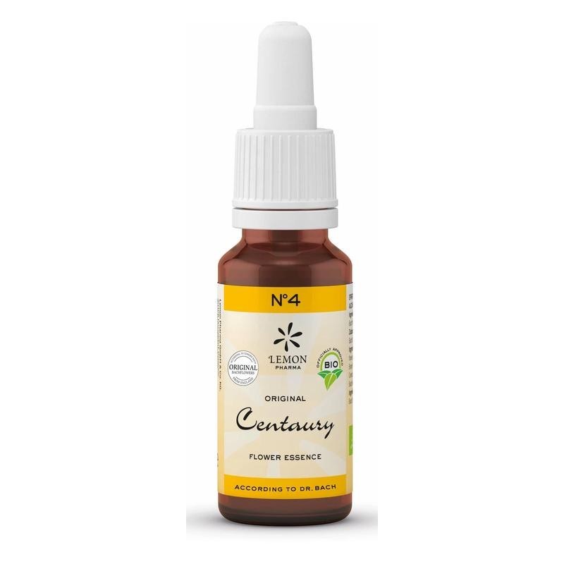Bach bloesem no. 4 centaury bio - 20 ml