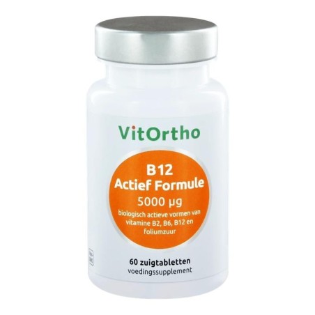B12 actief formule 5000mcg 60zuigtabs
