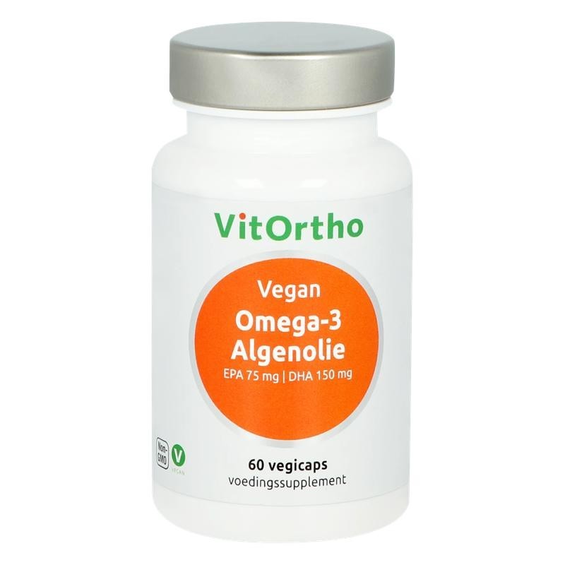 Omega-3 algenolie - epa 75 mg dha 150 mg