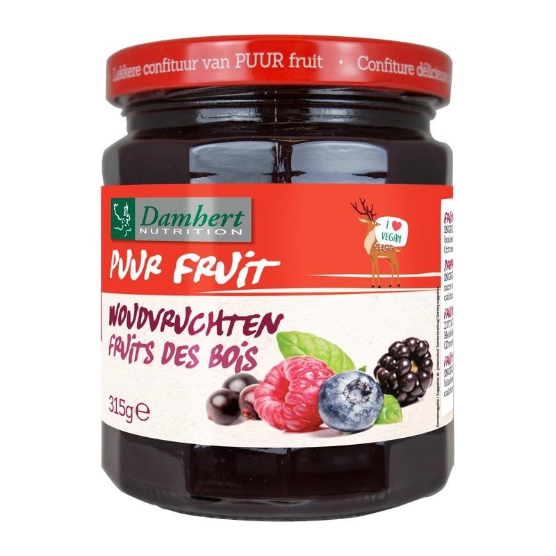 Puur fruit confituur woudvruchten