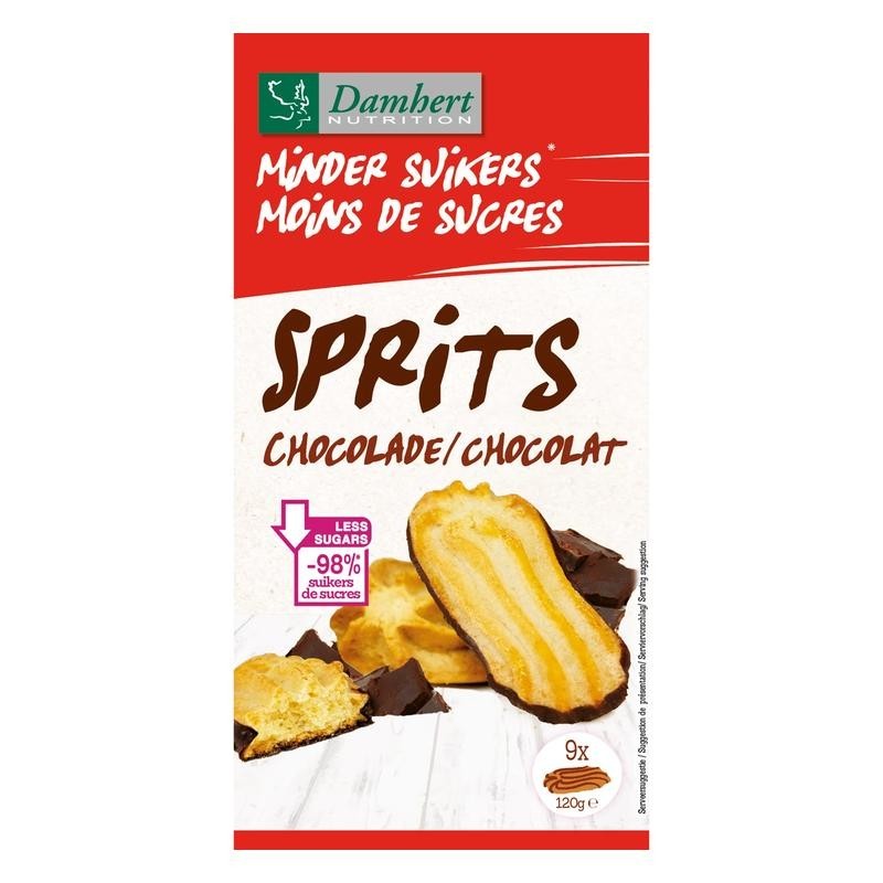 Low carb sprits chocolade