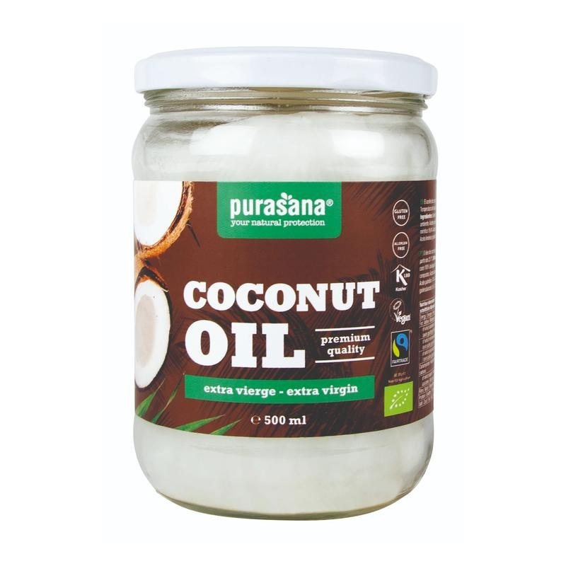 Extra virgin kokosolie 500ml fairtrd bio