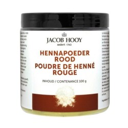 Hennapoeder rood 100gram potje