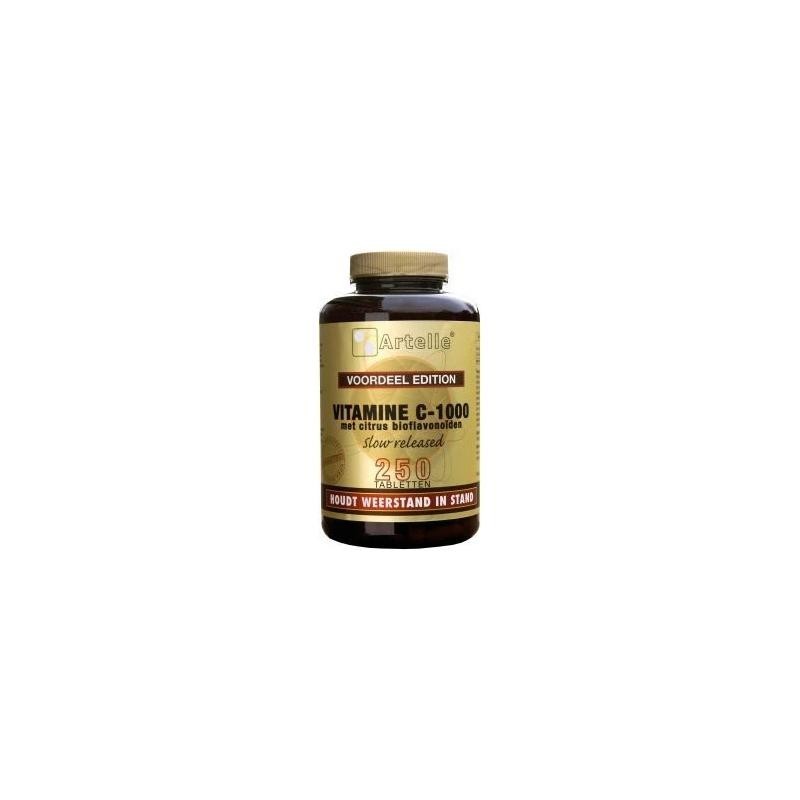 Artelle vit c 1000+ 200mg bioflavon 250t