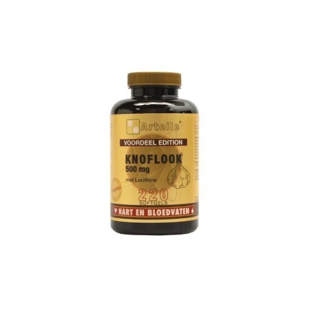 Artelle knoflook 500mg + lecithine 220