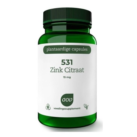531 zink citraat 15 mg