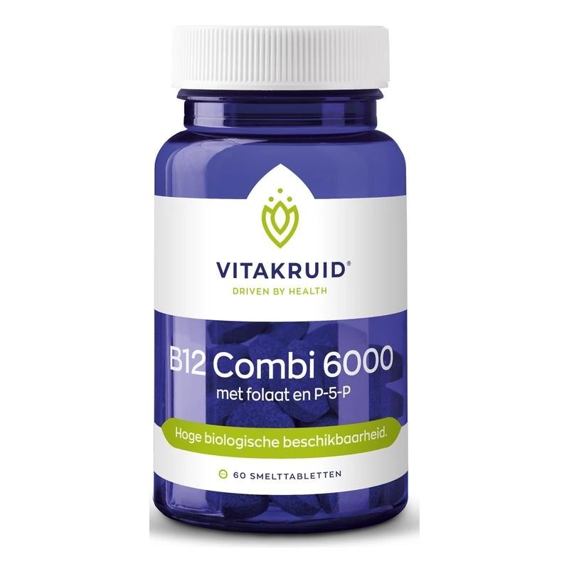 B12 combi 6.000 met folaat en p-5-p 60