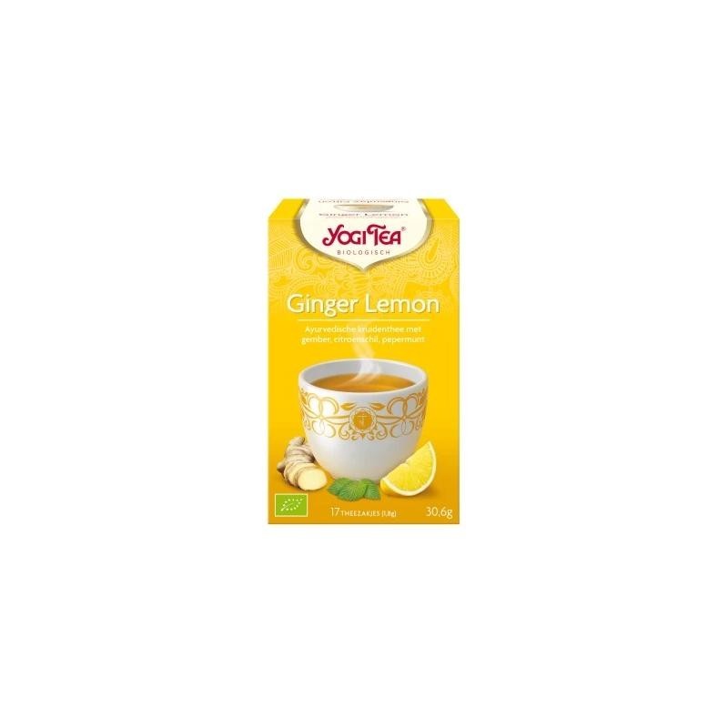 Yogi tea ginger lemon 17tb bio