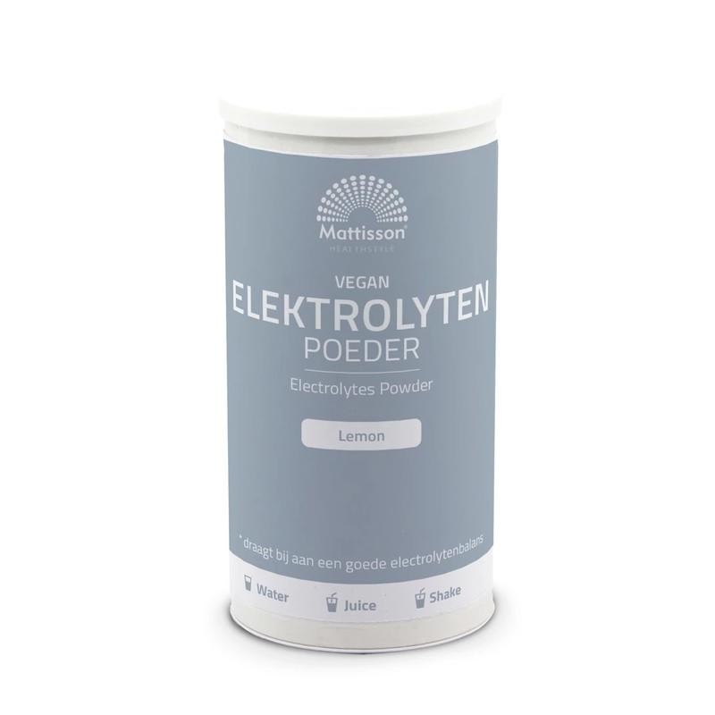 Elektrolyten poeder lemon vegan