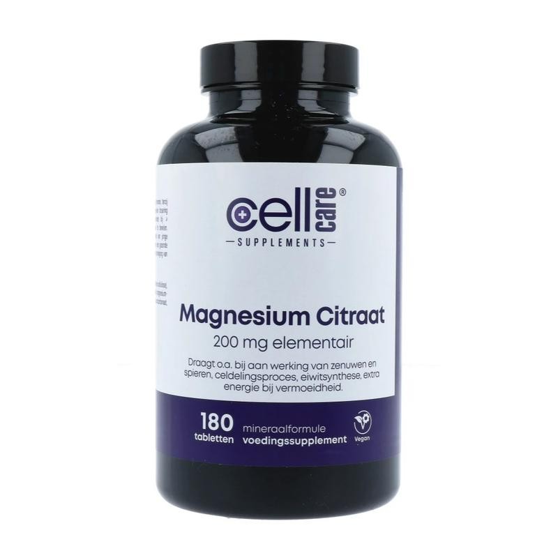 Magnesium citraat 200mg elementair Magnesium citraat 200mg elementair