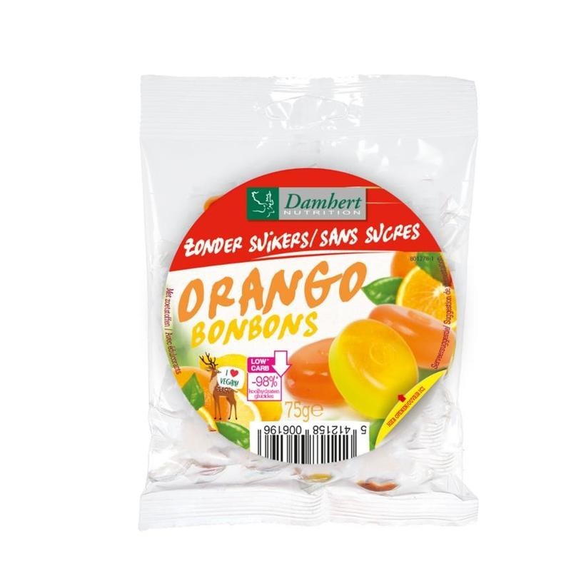 Zonder suikers orango bonbons
