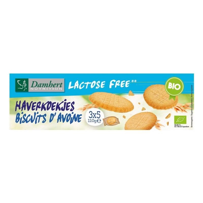 Lactose free haverkoekjes bio