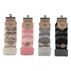 Slofsok dame gestreept 4 assorti 39-42