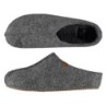 Zweedse slof heren grijs 45/46