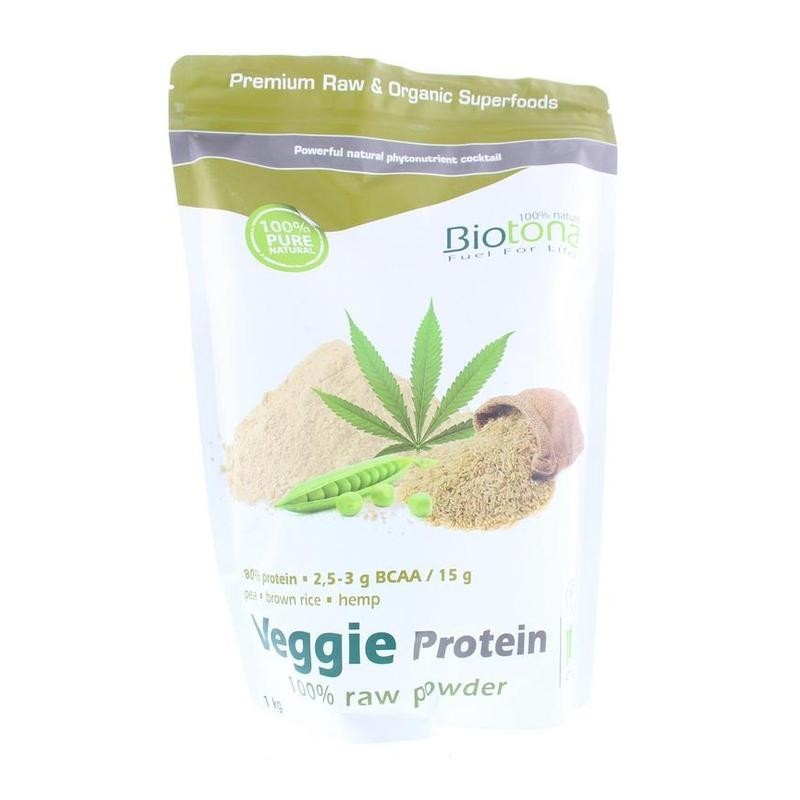 Biotona veggie protein raw 1000 g bio
